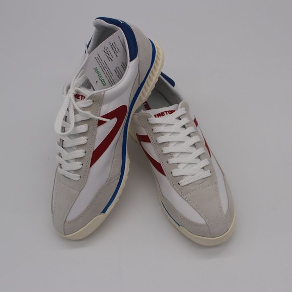 TRETORN RAWLINS 3 WHITE/RED/BLUE SNEAKER - Picture 4 of 8
